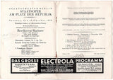 Klemperer, Otto - Program Lot 1917-1948