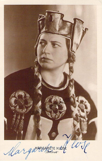 KLOSE, Margarete (Various Autographs)