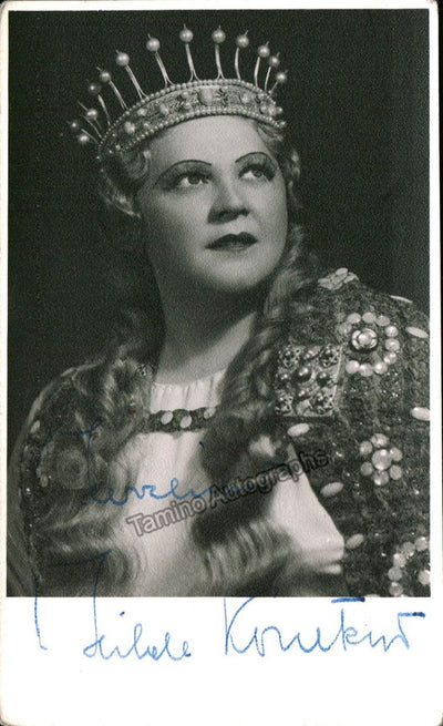 Konetzni, Hilde - Autograph Lot of 19 (Vienna State Opera)