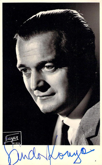 KONYA, Sandor (Various Autographs)