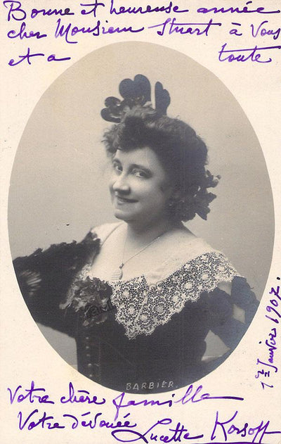KORSOFF, Lucette (Various Autographs)