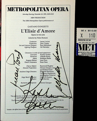 Kraus, Alfredo - Battle, Kathleen, Pons, Juan in L'Elisir d'Amore 1991