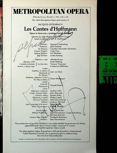 Kraus, Alfredo - Van Dam, Jose in Les Contes d'Hoffmann 1989