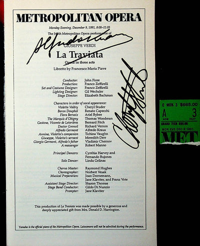 Kraus, Alfredo - Studer, Cheryl in La Traviata 1991