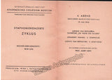 Krips, Josef - Lot of 8 Programs 1927-1946