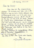 Kupper, Annelies - Autograph Letter Lot