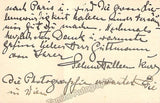 Kurz, Selma - Autograph Note Signed