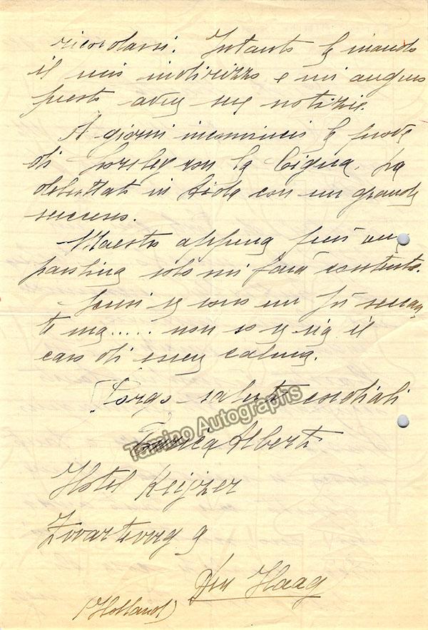 Signned Letters La Scala - Lot of Autograph Letters Signed + Typed Letters Signed + Un ...