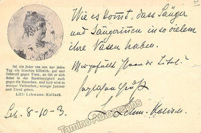 Lehmann, Lilli - Various Manuscripts