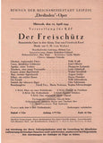 Leipzig Opera WWII - Lot of 13 Playbills