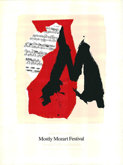 Lincoln Center Mostly Mozart - 25th Anniversary Poster 1991