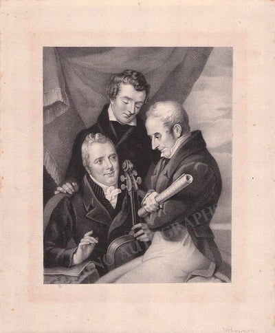 Lindley, Robert - Lindley, William - Spagnoletti, Paolo - Vintage Lithograph