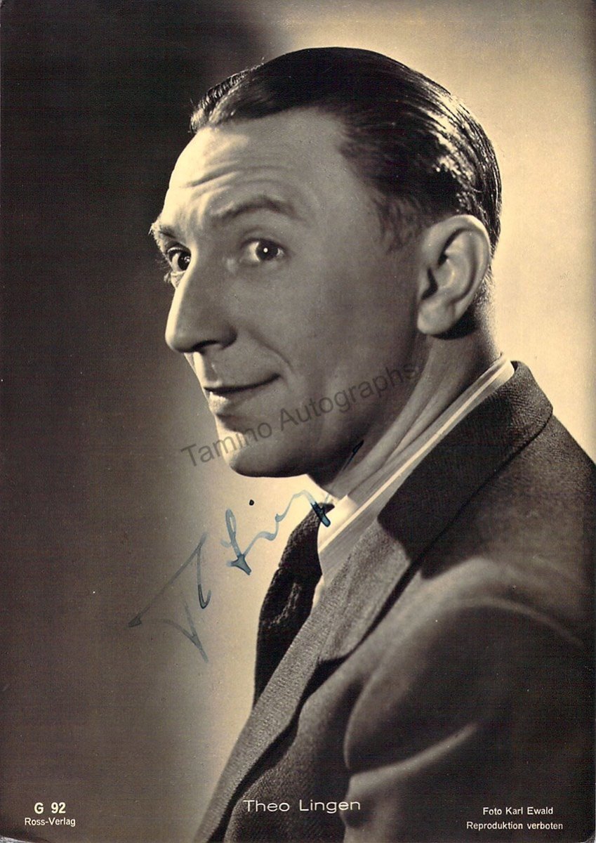 Lingen, Theo - Signed Photograph