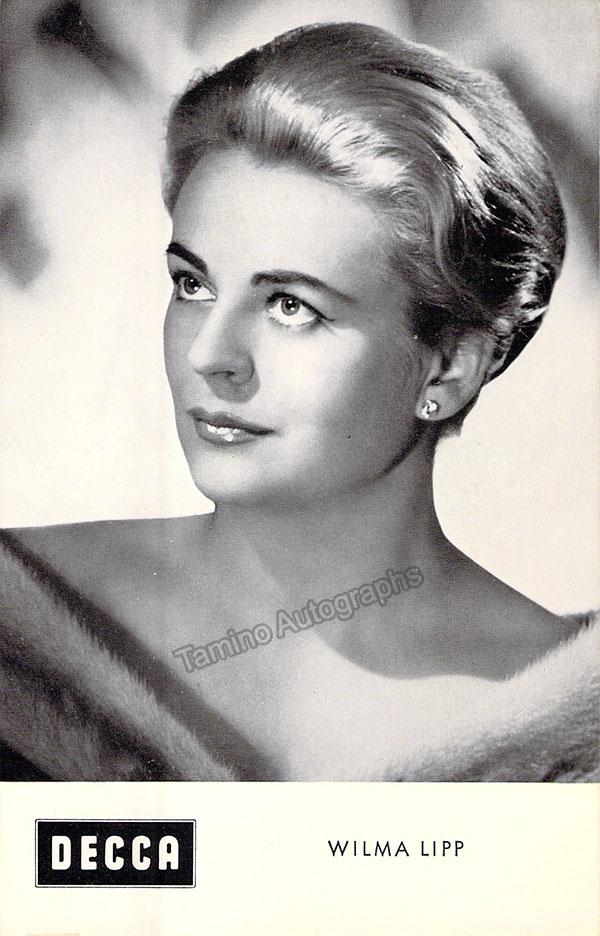 Lipp, Wilma - Typed Letter Signed + Unsigned Photo – Tamino Autographs