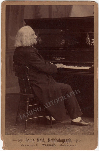 Liszt, Franz - Cabinet Photo