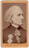 Liszt, Franz - Signed Carte-de-Visite c. 1865