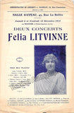 Litvinne, Felia - Autograph and Memorabilia Lot