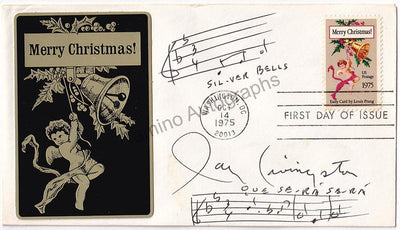 Livingston, Jay - Autograph Music Quote Signed "Que Sera Sera" on First Day Cover