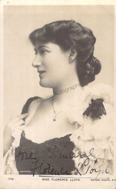 Lloyd, Florence - Signed Photograph