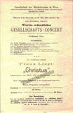 Loewe, Ferdinand -  Lot of 4 Programs 1895-1902