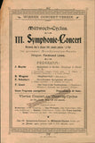 Loewe, Ferdinand -  Lot of 4 Programs 1900-1901