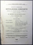 Loewe, Ferdinand -  Lot of 5 Playbills 1902-1912