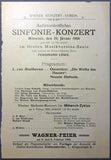 Loewe, Ferdinand -  Lot of 5 Playbills 1902-1912
