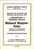 Loewe, Ferdinand - Wagner Memorial Concerts 1908 and 1913