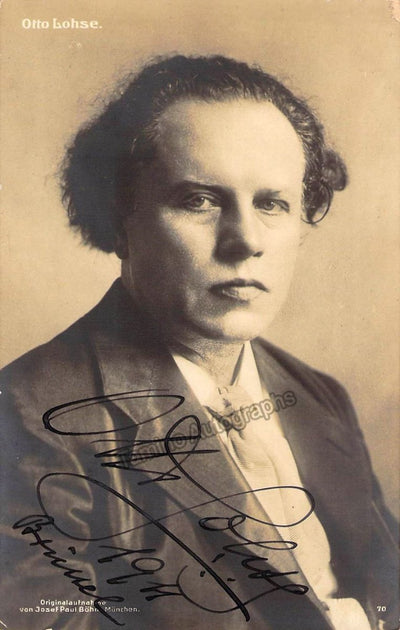 Lohse, Otto - Signed Photo