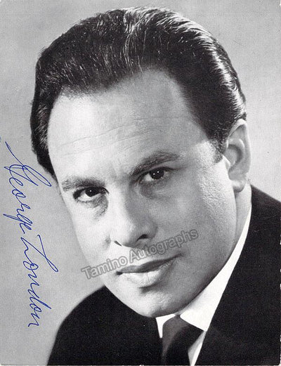 London, George - Lot of Signed Photos & Programs 1951-1955