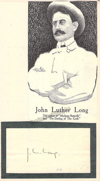 Long, John Luther - Signature Cut with Portrait
