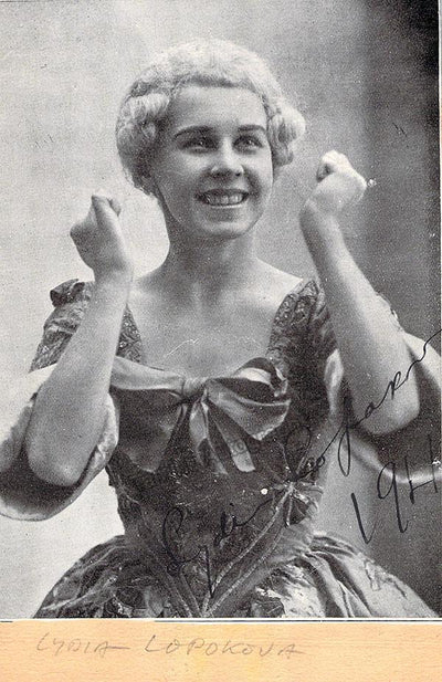Lopokova, Lydia - Signed Photo 1911