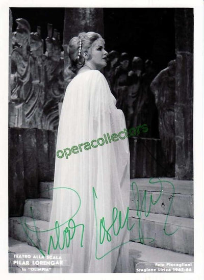 Lorengar, Pilar - Signed photo in Olimpia