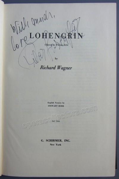 Lorengar, Pilar - Signed Score