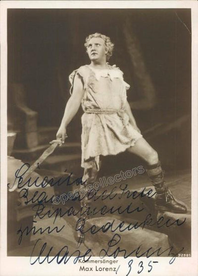 Lorenz, Max - Signed photo as Siegfried