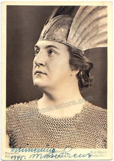 Lorenz, Max - Signed photo as Siegfried