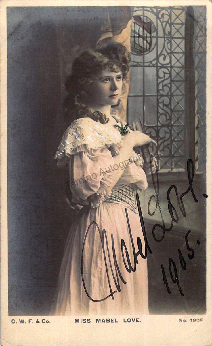 Love, Mabel - Signed Photograph 1905
