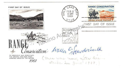 Lowdermilk, Walter C. - Signed First Date Issue Envelope