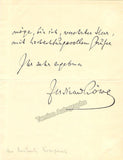 Lowe, Ferdinand - Set of 2 Autograph Notes Signed 1906 & 1907