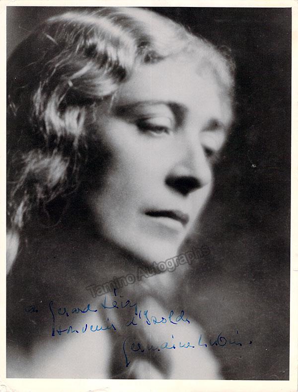 Lubin, Germaine - Signed Photo in Tristan und Isolde