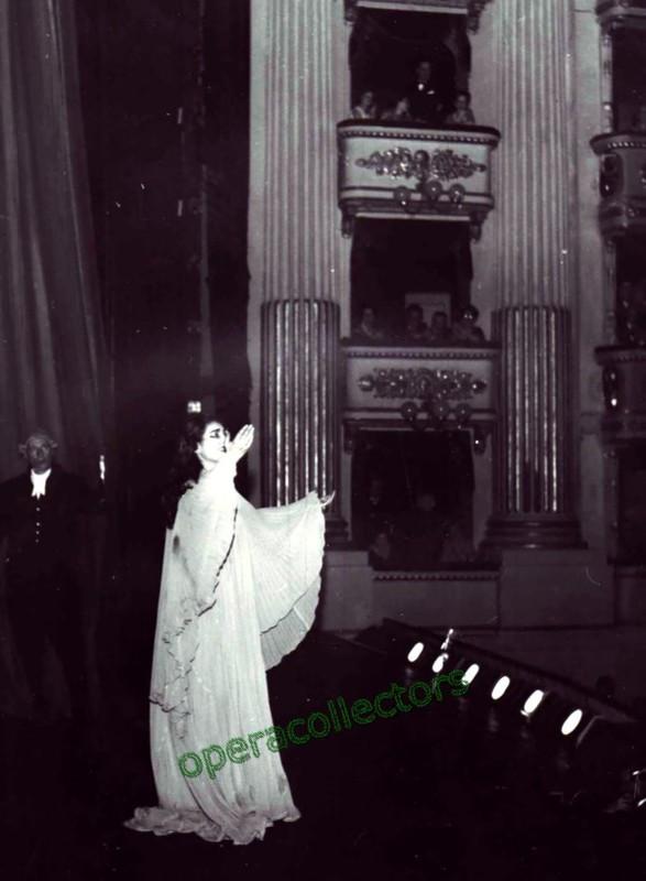 Lucia di Lammermoor at La Scala - Curtain call photo - 1950s - Tamino