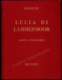 Lucia di Lammermoor Unsigned Score