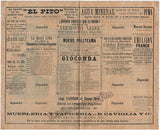 Lucia, Fernando De - Program La Gioconda 1895