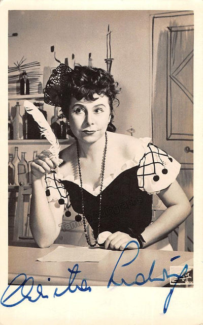 LUDWIG, Christa (Various Autographs)