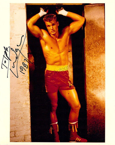 Lundgren, Dolph - Signed Photograph in "Rocky IV" 1987