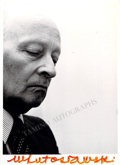 Lutoslawski, Witold - Signed Photo