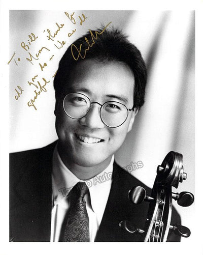 Ma, Yo-Yo - Signed Photo