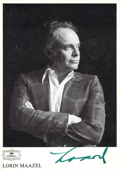 Maazel, Lorin - Signed Photo