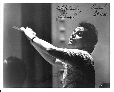 Maazel, Lorin - Signed Photo Conducting 1975