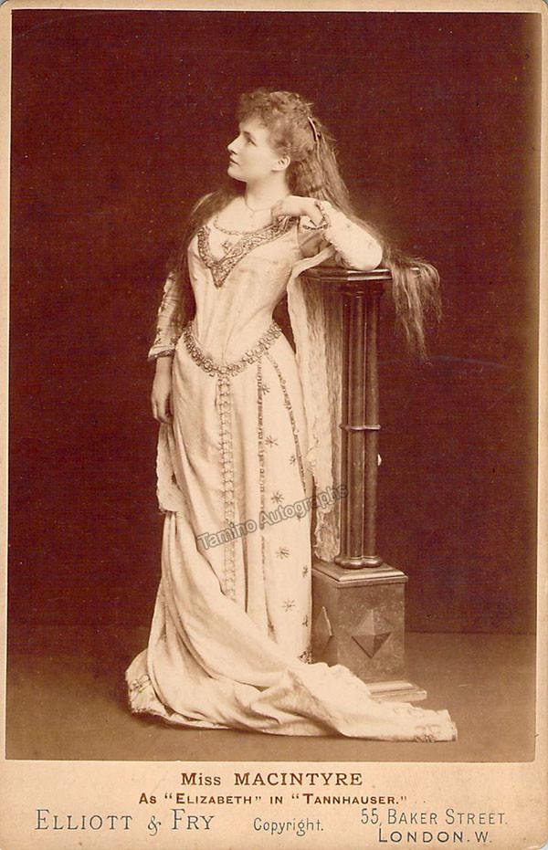 Macintyre, Marguerite - Cabinet Photo as Elisa - Tamino